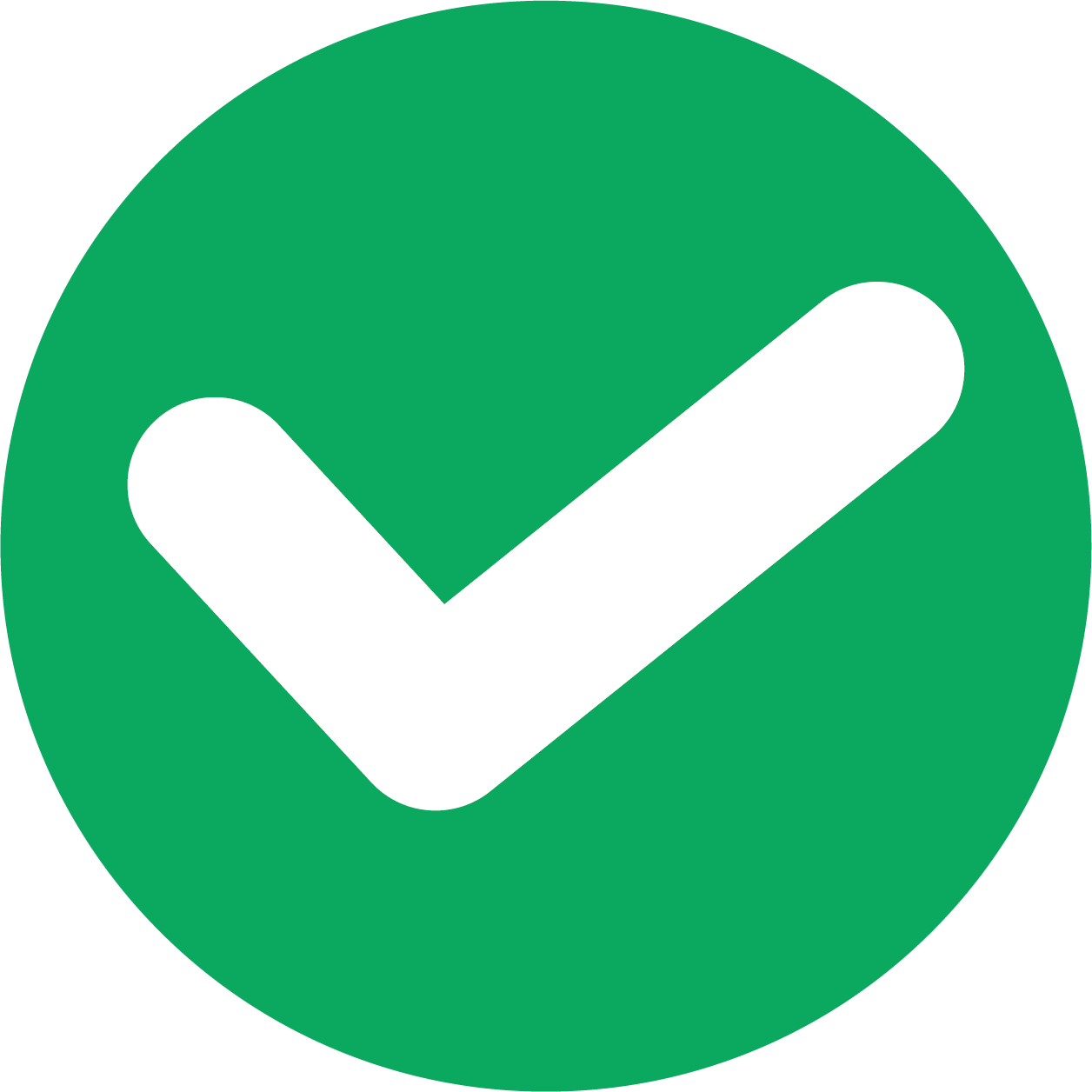 チェックマークのアイコン